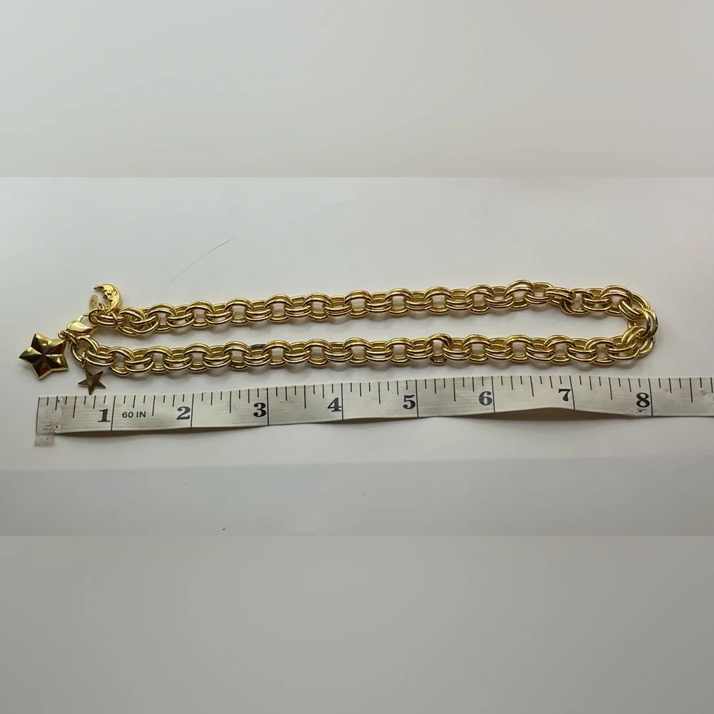 Kirk’s Folly:”Hearts and Angels” charms bracelet ~necklace set vintage retired. - Picture 8 of 9